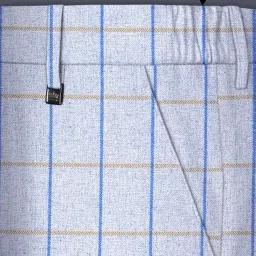 french crown Mobster Blue Checkered Pant image 3