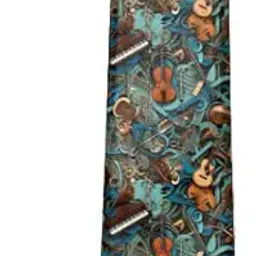blacksmith Music Melody Printed Necktie for Men image 4