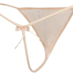myaddiction 6xWomen's See Through Lace Sheer Triangle Thongs Panties Underwear Skin Color image 4