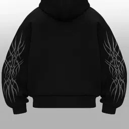 BE SAVAGE Ninja Balaclava Zipper Hoodie Zipper Jacket for men Winterwear Jackets for Men image 1