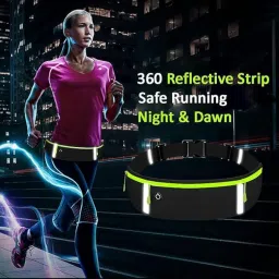 dreswict Waist Phone Bag, Waterproof Running Belt for Women and Men Cards – Bounce-Free Fanny Pack for Men & Women – Adjustable Reflective Fitness Belt for Running, Cycling, Walking image 4