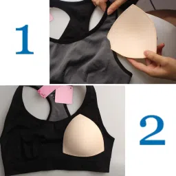 taohua garden 5 Pairs Bra Pads Inserts, Removable, Air Cotton, Foam Sponge, Breathable image 3