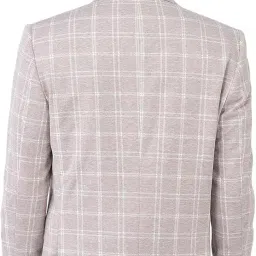 crimsoune club Men Dusty Pink Checked Blazer image 1