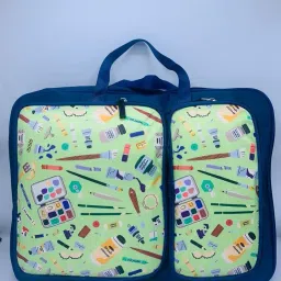 echo boomers Printed A3 Art Board Drawing & Activity Backpack Bag with Multiple Pockets image 1