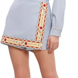 vero moda Cotton Western Skort image 4