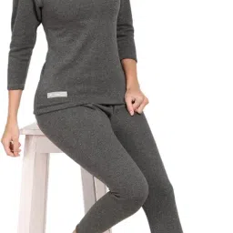 ooshin uk Womens Thermal Gold Set (Upper+Lower) image 5