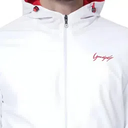 iandt Men's Lightweight Winter Jacket, Full Sleeve Windcheater | Ideal for Trekking, Running, Gym Workouts & UV Protection image 3