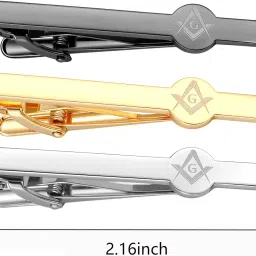 dannyshi Tie Clips for Men 3Pcs Tie Bar Clip Set Personalized Gifts Suitable for Wedding Anniversary Business image 2