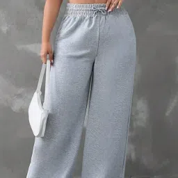 dockstreet Straight Wide fit Long Length Open Bottom Jogger for Women/Trending Multi Pocket Style, Relaxed Casual Pants for Women image 2