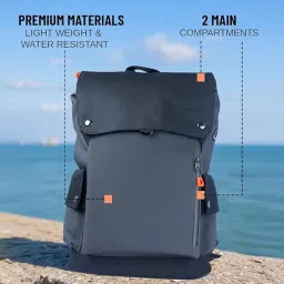 kaya trends Laptop Backpack for Men Fashion |PU - 1001 Leather| Textured Fabric Shoulder Bags for 15.6-Inch Laptop/Water-Resistant image 1