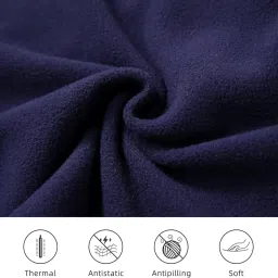 baleaf Women's Fleece Dress Sweatshirt Tunic Long Quarter Zip Pullover Polar Winter Dress Cover Ups Pocket image 1