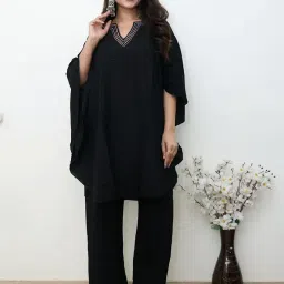 sun-rose fashions Women's Kaftan and Pant Co-ord set image 5