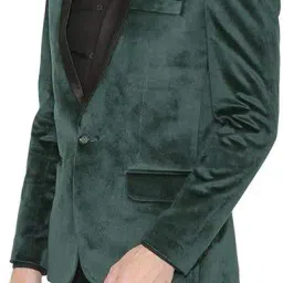 wintage Men's Premium Velvet Notch Lapel Tuxedo Coat Blazer Jacket image 1