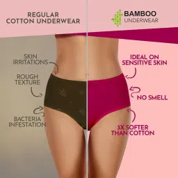 heelium Bamboo Underwear for Women | Ultra-Soft, Breathable & Odour-Free | 3X Softer Than Cotton | Moisture-Wicking | Ideal for Sensitive Skin & All-Day Comfort image 1