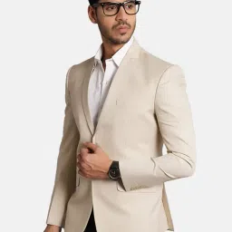 wintage Poly Viscose Solid Blazer image 1