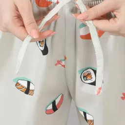 easy shot Women’s Loose Fit Printed Cotton Shorts | Stylish Casual Wear | Comfortable Lounge & Nightwear Shorts for Women image 5