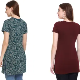 rysh Women's Printed Round Neck T-Shirt image 1