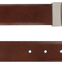 da milano Brown Reversible Leather Belt for Men (3207D-35R-OL) image 2
