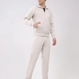 monte carlo Men’s Regular Fit Round Neck Full Sleeve Printed Winter Tracksuit | Trendy Printed Pattern | Cozy Warm Fabric | Stylish Winter Sportswear for Men (Pack Of 1) image 2