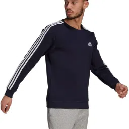 adidas Men's Cotton Hooded Neck Sweatshirt image 4