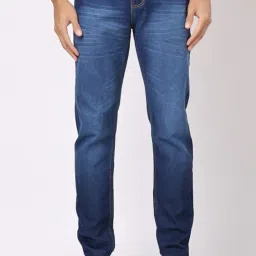 london hills Men's Regular Fit Mid Rise Denim Jeans image 3