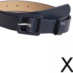 enakshi (label) 2xPU Women Belt Square Buckle Belt Adjustable Waistband for Female Lady Skirt Dark Blue|Clothing, Shoes & Accessories | Womens Accessories | Belts image 1