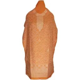 Latest Womens designer woolen kashmiri suit with salwar and shawl, winter kani suits for women,paisley design kurta pant set dress material(unstitched fabric) by pure pashmina wooltex image 2