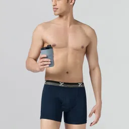 xyxx Men's Nova Cotton Boxer Brief for Men Pack of 2 |Regular Fit with intellifresh No-Marks Waistband | Solid Underwear for Men Combo image 4