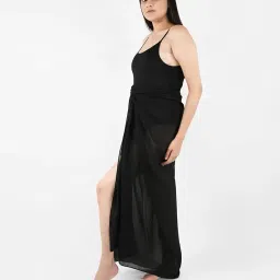 blissence Floral Printed Sarong Swimwear Beachwear Body Coverup Wrap Swimsuit for Women Teen image 2