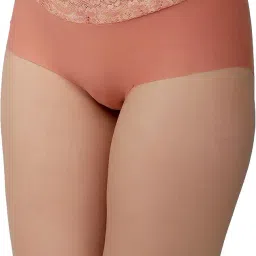 anusham Antibacterial Mid Rise Seamless Non Sticky Ultra Soft Lycra Women's Hipster Panty (Pack of 1) image 1