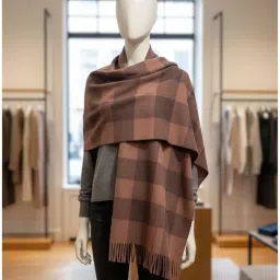 eazylayers Luxurious Plaid Fringe Scarf & Shawl Wrap Mufflar| Soft Cashmere Feel Winter Blanket Scarf for Women (58 x 175 cm) image 1