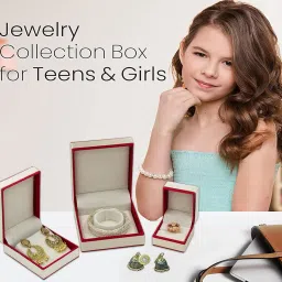 atorakushon Velvet Maroon Women's Multipurpose Jewellery Box Ring Earring Chain Bangel Storage Organizer image 3