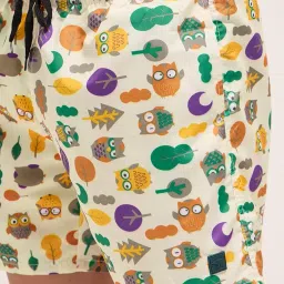 the bear house Men's Printed Swim Shorts with Drawstring Closure image 4