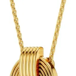 kisna 14 KT Luxespira Yellow Gold Pendant For Women image 1