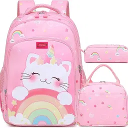 frantic Printed Tution School Backpack School Bag Printed For Class 1 to 5 For School Going Boys & Girls (20 L) image 3