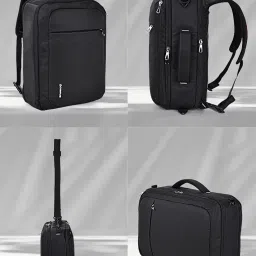 cosmus ZEST Convertible Backpack-Messenger Bag for 15 Inch Laptop - Black image 5