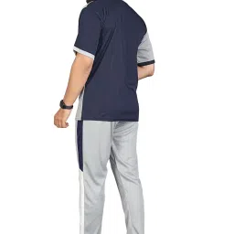 japrika Cotton Blend Cord-Set for Men, Regular Fit Half Sleeves T-Shirt and Lower Set | Night Suit, Summer Track Suit for Boys | Ideal for Casual Outings, Workout, Gym, Sports image 2