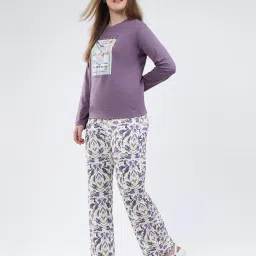 monte carlo Women’s Printed Lower Set | Regular Fit | Full Sleeve | Round Neck | Pull-On Closure | Winter Set for Women image 1