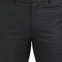 mc henry Men's Checkered Waist Expandable Slim Fit Wrinkle Free Elite and Luxurious Formal Trousers for Men image 5