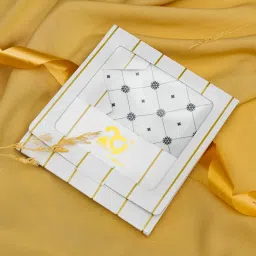 to the nines Men's White Plaid Pocket Square image 2