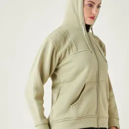 pivl Women Solid Hooded Jacket for Winter image 3