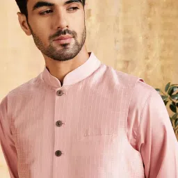 amazon brand - symbol Men Lightweight Nehru Jacket image 3