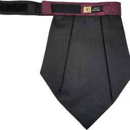 voici France Men's Self Design Paisley Cravat Necktie Free Size Microfiber Fabric image 4