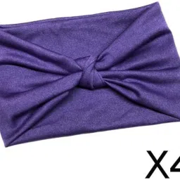 bnf 4xWomen's Wide Head Wrap Elastic Headband for Sports, Running, Yoga Purple|Clothing, Shoes & Accessories | Womens Accessories | Hair Accessories image 1