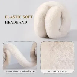 zonkar Ear Muffs Winter Women Men Soft Earmuffs Cute Ear Covers Cold Weather Fluffy Ear Warmers Headband Winter Accessories image 2
