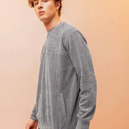 beyoung Structured Sweatshirt for Mens image 1