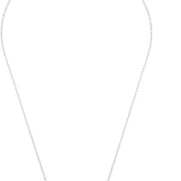 swarovski Hyperbola Infinity pendant, White, Rhodium plated image 1