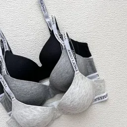 fashiol Women Padded Underwire Fashionable Adjustable Spaghetti Strap Lingerie Sets | Comfortable Fabric Push up Bra Panty Set image 3