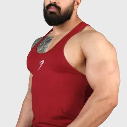 fuaark Men Gym Tank Tops Sleeveless Sport Vest image 3