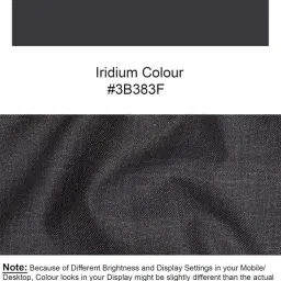 french crown Iridium Gray Plaid Pant image 4